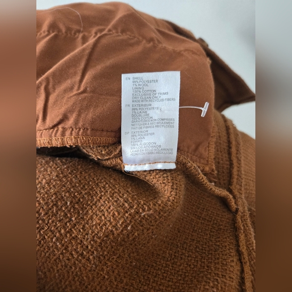 RDI Brown Oversized Shacket Womens Size Large - Picture 7 of 7